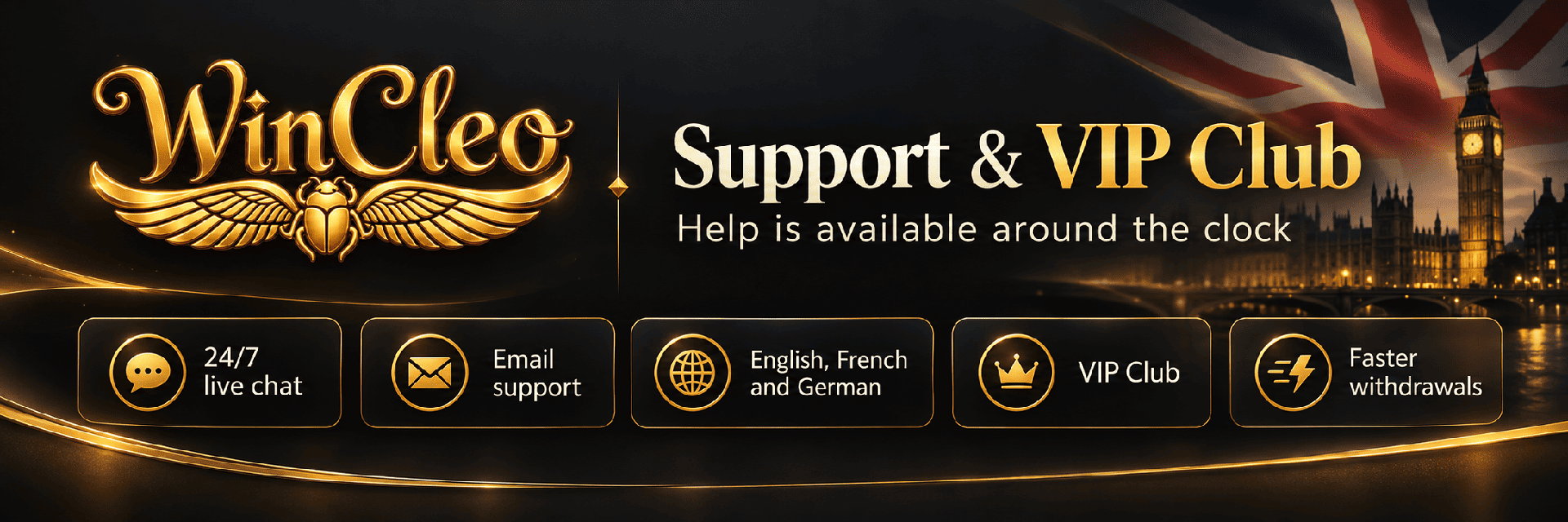 WinCleo Casino Welcome Bonus